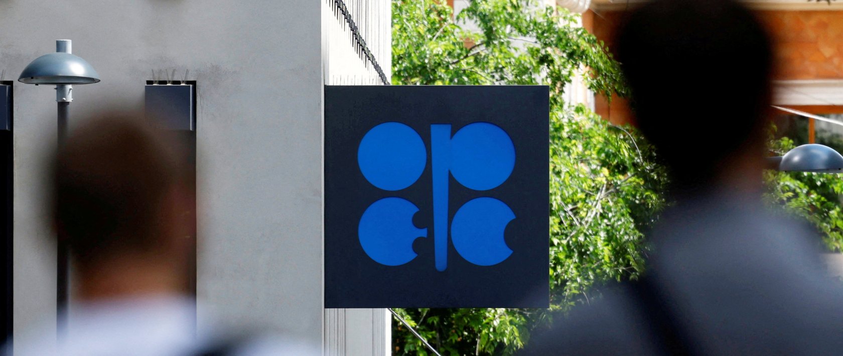 A view shows the logo of the Organization of the Petroleum Exporting Countries (OPEC) outside its headquarters, Vienna, Austria, May 28, 2024. (Reuters Photo)