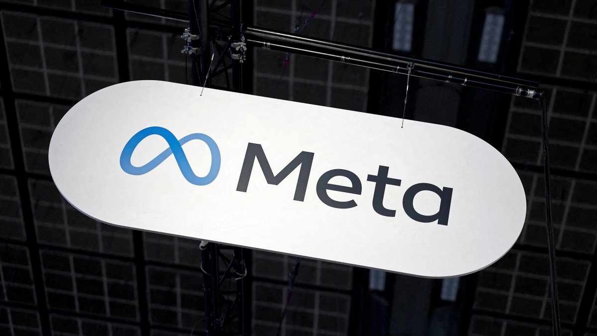 The Meta logo is seen during the Viva Technology conference dedicated to innovation and startups at the Porte de Versailles exhibition center, Paris, France, June 12, 2025. (Reuters Photo)