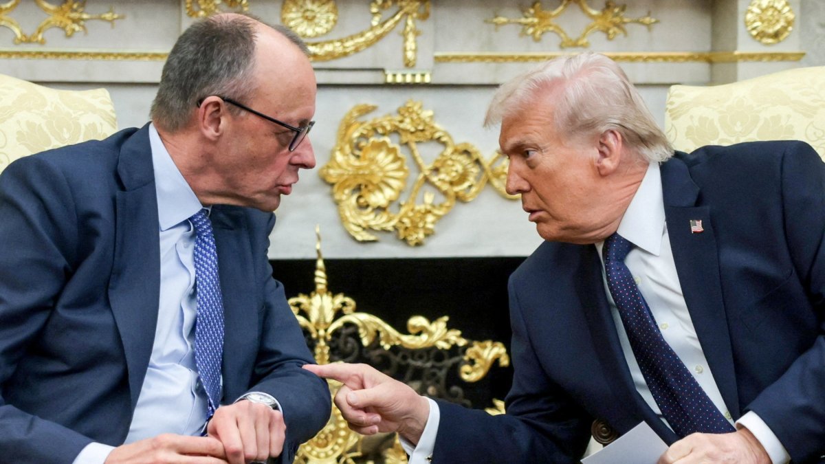 U.S. President Donald Trump and German Chancellor Friedrich Merz meet in the Oval Office at the White House, Washington, D.C., U.S., March 3, 2026. (Reuters Photo)