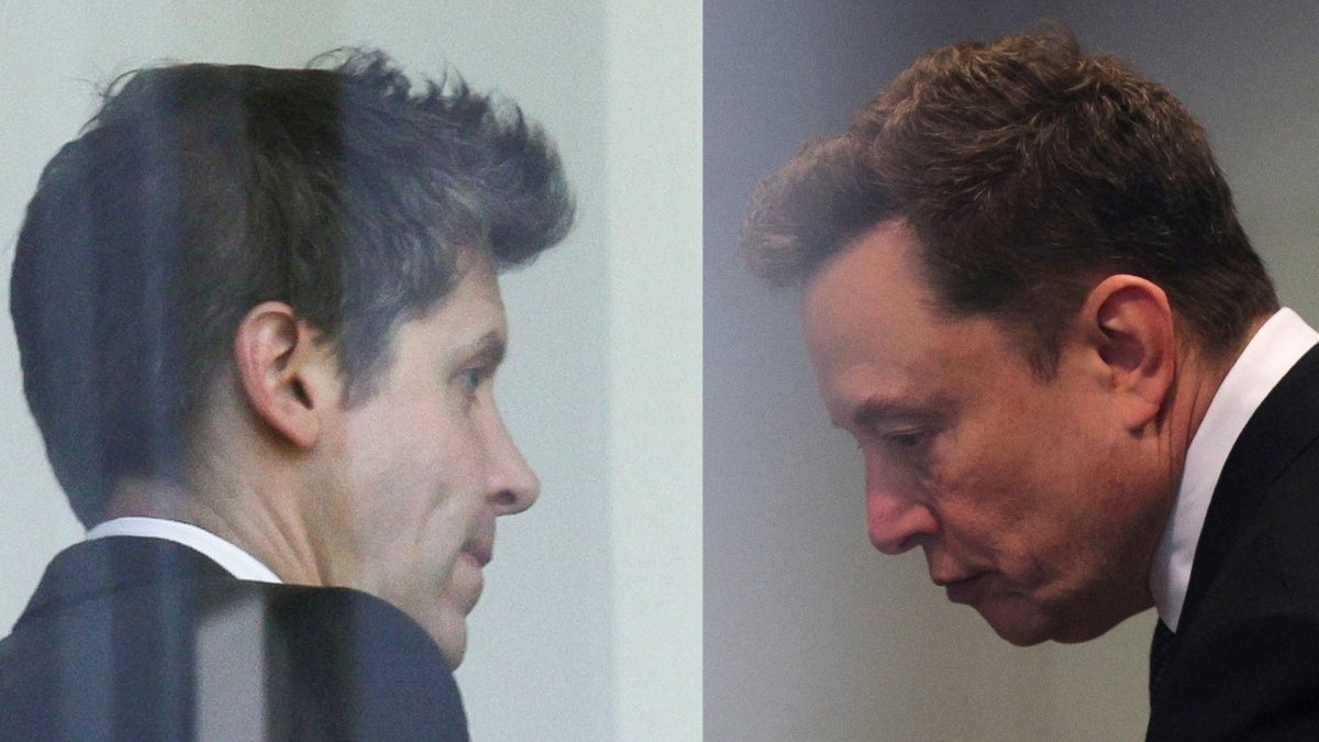 A combination photo shows CEO of OpenAI Sam Altman (L), April 28, 2026, and Elon Musk, April 29, 2026, during the trial in Elon Musk's lawsuit over OpenAI's for-profit conversion at a federal courthouse, Oakland, California, U.S. (Reuters Photo)