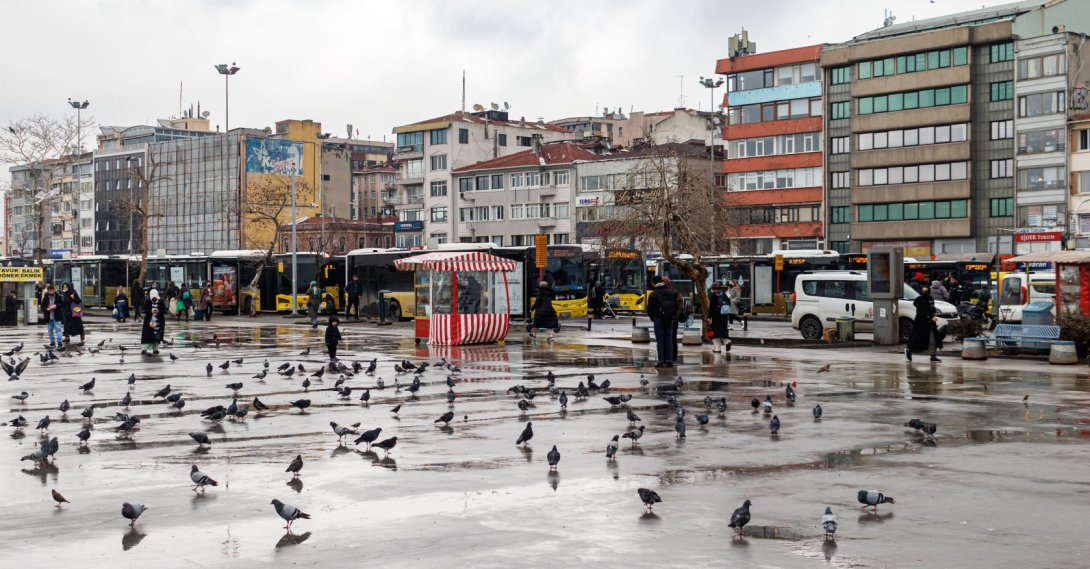 A general view from Kadıköy Rıhtım Square, Kadıköy, Istanbul, Türkiye, Feb. 23, 2022. (Shutterstock Photo)