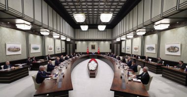 A view of the Cabinet meeting, Ankara, Türkiye, April 20, 2026. (DHA Photo)