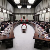 President Recep Tayyip Erdoğan chairs a cabinet meeting, Ankara, May 4, 2026. (AA Photo)