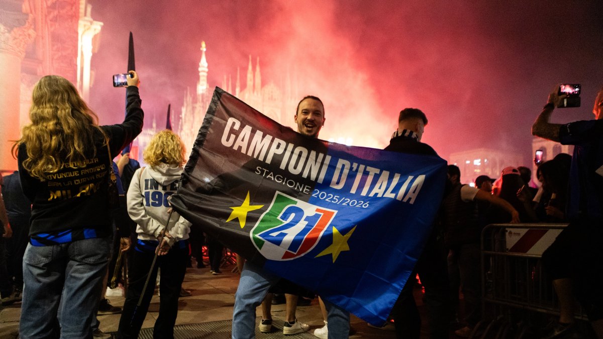 Inter Milan bag Italian Scudetto for 3rd time in 6 seasons