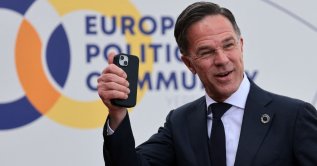 NATO Secretary-General Mark Rutte arrives to attend the 8th European Political Community (EPC) summit in Yerevan, Armenia, May 4, 2026. (AFP Photo)