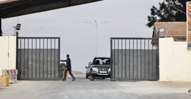 People are seen at the Jordan-Syria border near Jaber, Jordan, Dec. 7, 2024. (Getty Images)