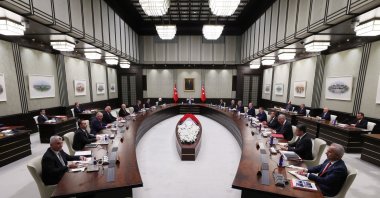 President Recep Tayyip Erdoğan chairs a cabinet meeting, Ankara, May 4, 2026. (AA Photo)