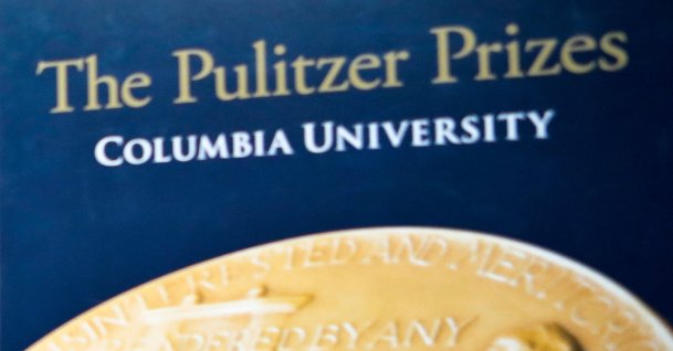  Signage for The Pulitzer Prizes appears at Columbia University, May 28, 2019, in New York. (AP File Photo)