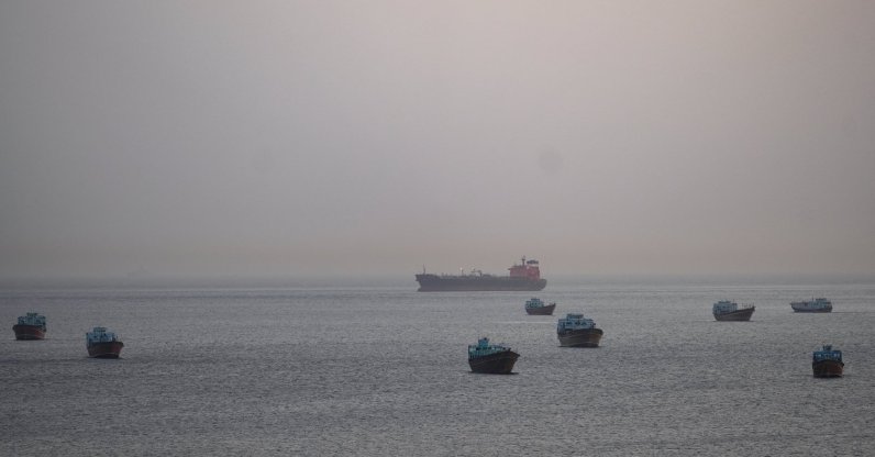 Ships and boats in the Strait of Hormuz, Musandam, Oman, May 1, 2026. (Reuters Photo)