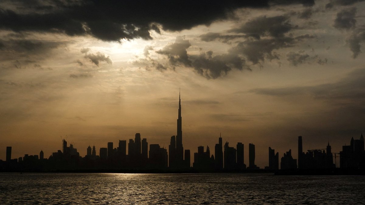 A general view of the Dubai skyline, with Burj Khalifa visible in the center, Dubai, UAE, March 6, 2026. (Reuters Photo)