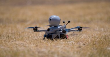 A Merküt FPV kamikaze drone. (Courtesy of Pasifik Teknoloji)