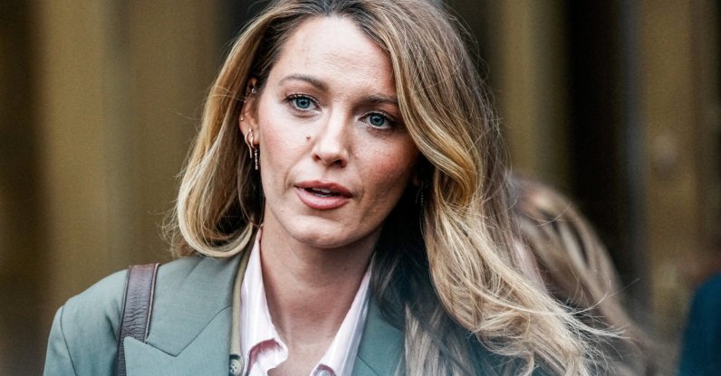 Actor Blake Lively leaves the courthouse after a settlement conference at the U.S. District Court, New York City, U.S., Feb. 11, 2026. (Reuters Photo)