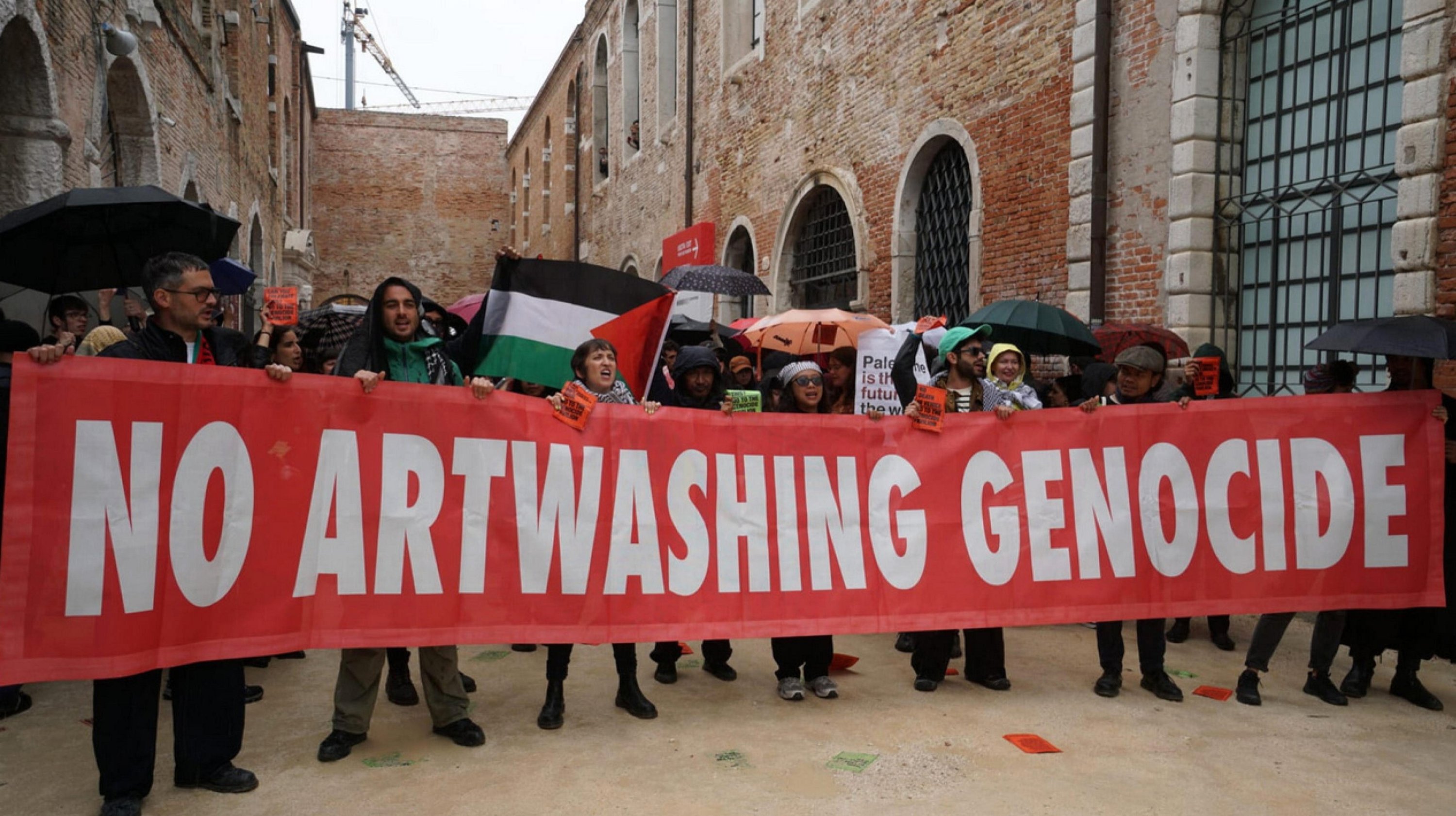 Venice Biennale opens with protests over Israeli inclusion