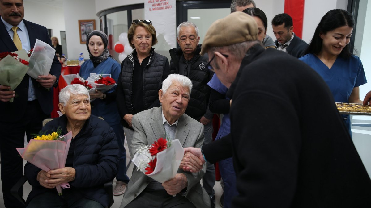 The Nursing Home Elderly Care and Rehabilitation Center, rebuilt after being demolished due to earthquake safety concerns, opens to residents, Aydın, Türkiye, April 17, 2026. (AA Photo)