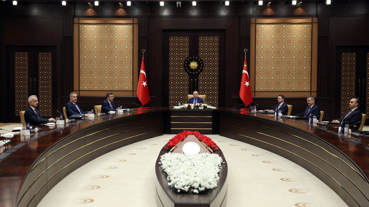 A view of the meeting of the Board of Cyber Security, Ankara, Türkiye, May 5, 2026. (AA Photo)