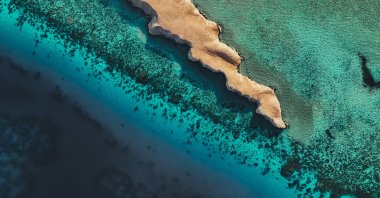 Clear waters and untouched islands in the Red Sea, Jeddah, Saudi Arabia. (Shutterstock Photo)