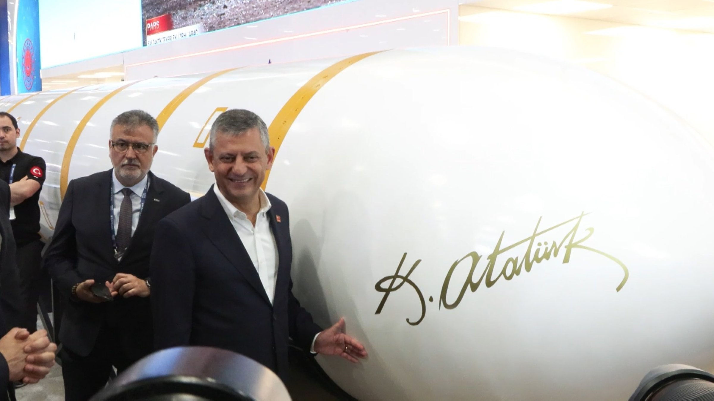 CHP Chair Özgür Özel visits SAHA EXPO 2026, Istanbul, Türkiye, May 7, 2026. (DHA Photo)