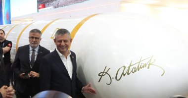 CHP Chair Özgür Özel visits SAHA EXPO 2026, Istanbul, Türkiye, May 7, 2026. (DHA Photo)