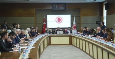 A view of the parliamentary committee in session, Ankara, Türkiye, May 7, 2026. (AA Photo)