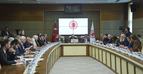 A view of the parliamentary committee in session, Ankara, Türkiye, May 7, 2026. (AA Photo)