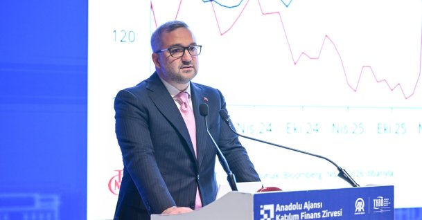 Central Bank of the Republic of Türkiye (CBRT) Governor Fatih Karahan speaks during the Anadolu Agency Participation Finance Summit, Istanbul, Türkiye, May 7, 2026. (AA Photo)