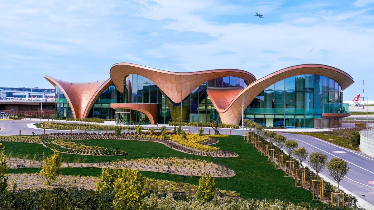 An exterior view of the General Aviation Terminal at Istanbul Airport. (Photo courtesy of Derya Taşbaşı)