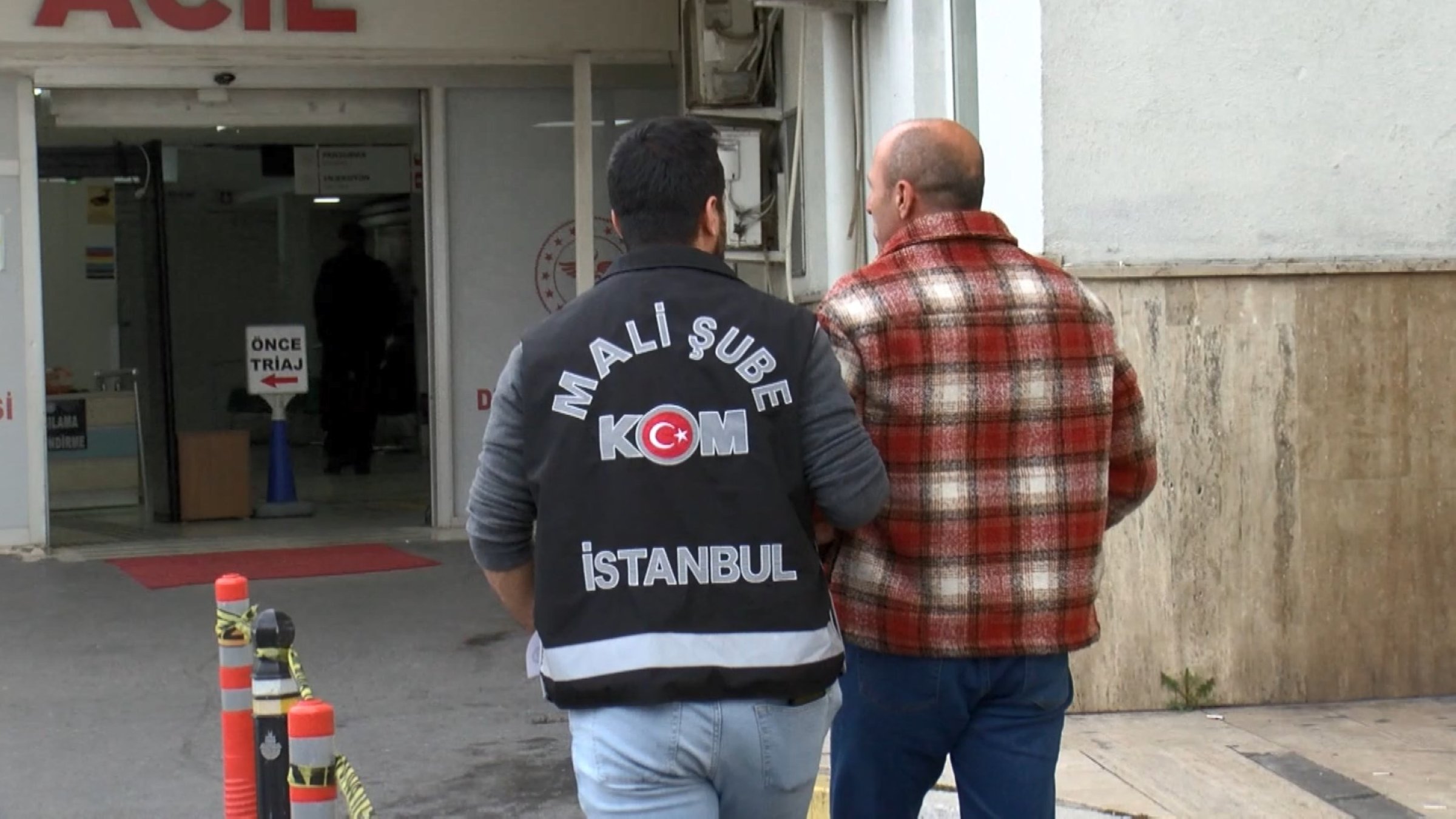 Police detain suspects as part of a corruption investigation targeting the Istanbul Metropolitan Municipality (IBB), Istanbul, Türkiye, May 8, 2026. (DHA Photo)