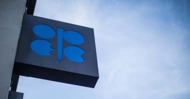 A logo outside the headquarters of the Organization of the Petroleum Exporting Countries (OPEC), Vienna, Austria, Dec. 10, 2016 (EPA Photo)