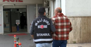 Police detain suspects as part of a corruption investigation targeting the Istanbul Metropolitan Municipality (IBB), Istanbul, Türkiye, May 8, 2026. (DHA Photo)