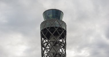 Bogota's El Dorado International Airport Control tower in Bogota, Colombia, Aug. 19, 2021. (AFP File Photo)