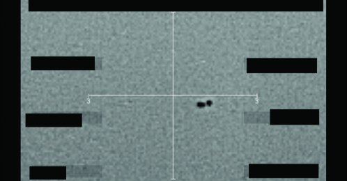 An infrared still image derived from a U.S. military system showing unidentified object(s) over the western United States in September, 2025, released by the Pentagon on May 8, 2026. (Defense Handout via AFP)