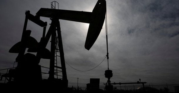 A pump jack operates near a crude oil reserve in the Permian Basin oil field near Midland, Texas, U.S., Feb. 18, 2025. (Reuters Photo)