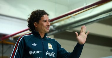 Mexico's Guillermo Ochoa arrives before the International Friendly match against Portugal at Estadio Ciudad de Mexico, Mexico City, Mexico, March 28, 2026. (Reuters Photo)