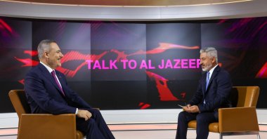 FM Hakan Fidan speaks to Al Jazeera’s Resul Serdar, Doha, Qatar, May 12, 2026. (AA Photo)