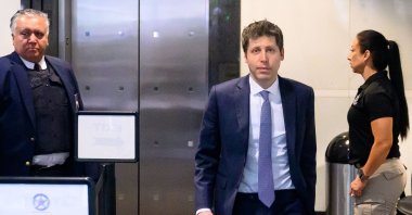 OpenAI CEO Sam Altman arrives at the federal courthouse during proceedings in the trial over Elon Musk's lawsuit against OpenAI in Oakland, California, U.S., May 12, 2026. (AFP Photo)