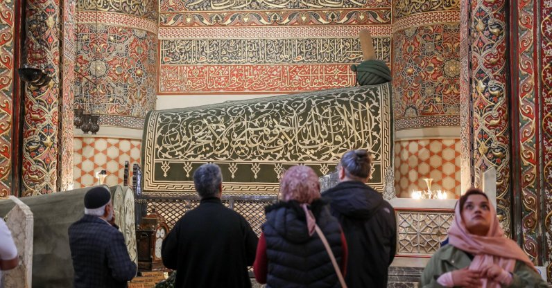 A general view of the Mevlana Museum, where oldest known manuscript copies of Rumi’s works are on display, Konya, Türkiye, May 12, 2026. (AA Photo)