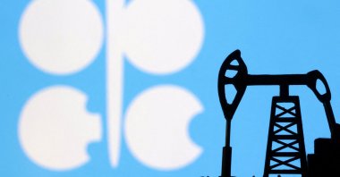 The OPEC logo is seen in this illustration taken Oct. 8, 2023. (Reuters Photo)