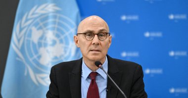 UN High Commissioner for Human Rights Volker Turk speaks during a press conference as part of his working visit to South Korea at the Seoul Global Center in Seoul, May 13, 2026. (AFP Photo)
