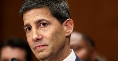 Kevin Warsh, U.S. President Donald Trump's nominee to be next chair of the Federal Reserve, testifies before a Senate Banking Committee confirmation hearing on Capitol Hill in Washington, D.C., U.S., April 21, 2026. (Reuters Photo)