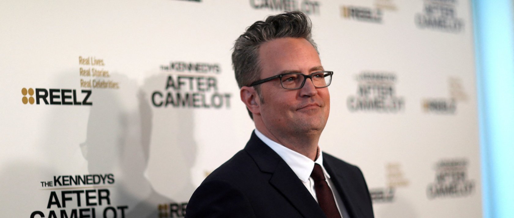 Cast member Matthew Perry poses at the premiere for the television series "The Kennedys After Camelot" at The Paley Center for Media in Beverly Hills, California, U.S., March 15, 2017. (Reuters Photo)