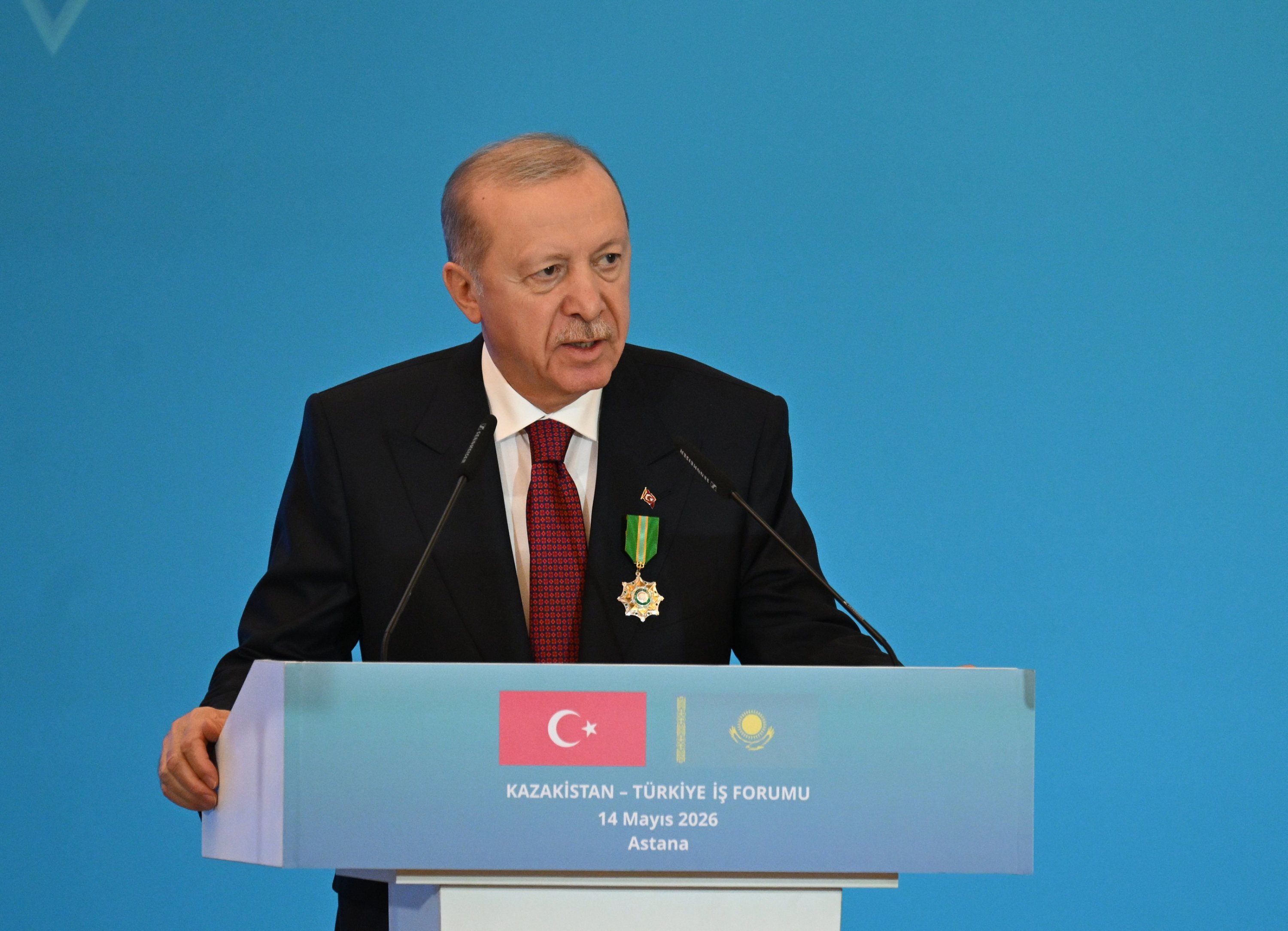 Erdoğan highlights Turkic world as key to Eurasian peace