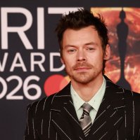 Harry Styles poses on the red carpet during for the BRIT Awards at the Co-op Live Arena, Manchester, U.K., Feb. 28, 2026. (Reuters Photo)
