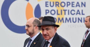 Armenian Prime Minister Nikol Pashinyan arrives to attend the 8th European Political Community (EPC) summit, Yerevan, Armenia, May 4, 2026. (AFP Photo)