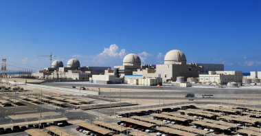 A general view of the Barakah Nuclear Power Plant in the western al-Dhafra region, Abu Dhabi, UAE, Feb. 13, 2020. (AFP Photo)