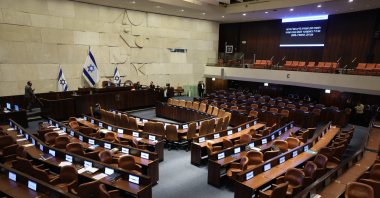 A Knesset vote is held during the opening summer session of the Knesset, Israel's parliament, in Jerusalem, May 11, 2026. (EPA Photo)