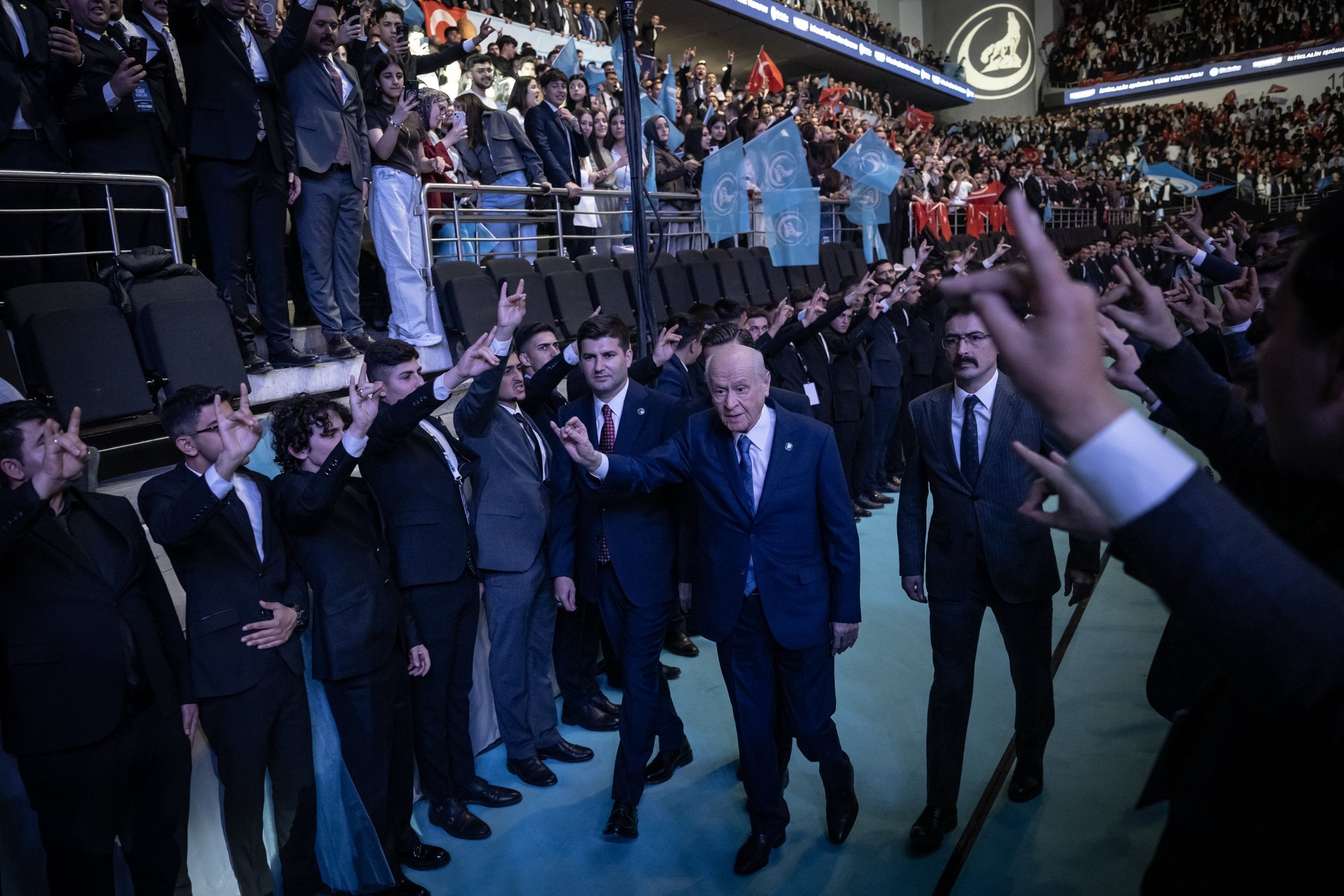 Bahçeli rallies Türkiye’s nationalist youth in key event