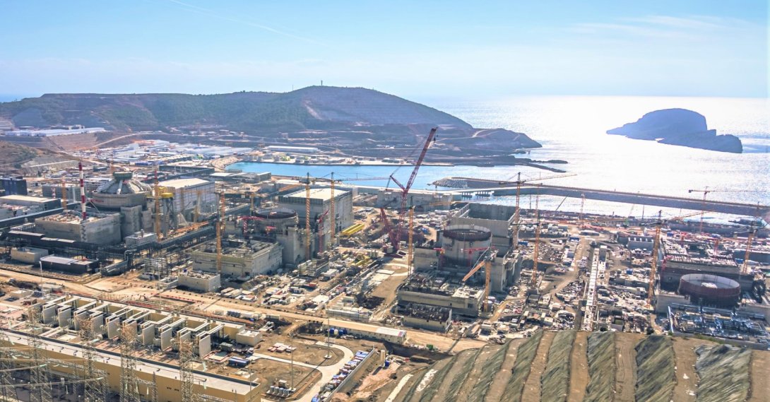 The construction site of Türkiye's first nuclear power plant, Akkuyu, in Mersin province, southern Türkiye, March 5, 2026. (AA Photo)