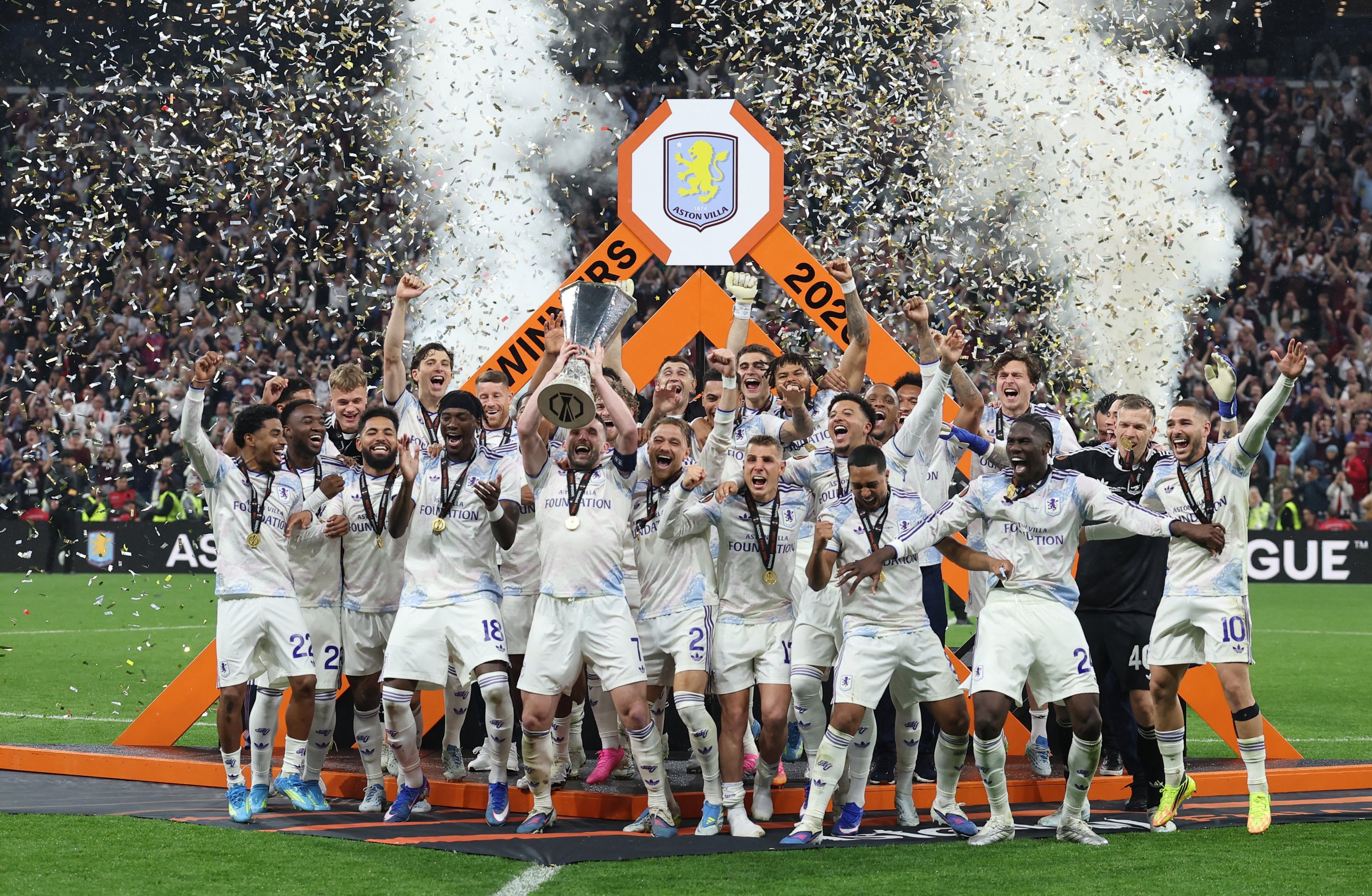 Aston Villa end 30-year wait with dominant Europa League triumph