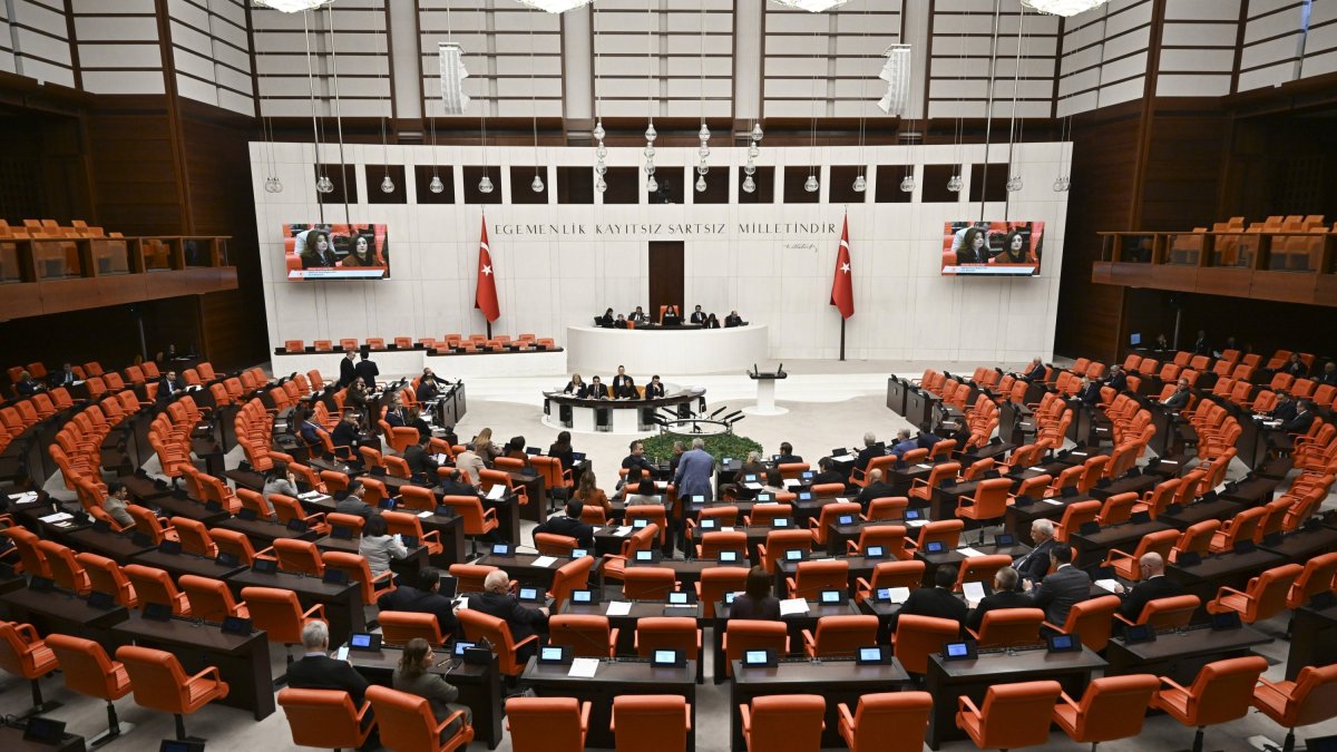 A view of the Turkish Parliament in session, Ankara, Türkiye, Jan. 14, 2026. (AA Photo)
