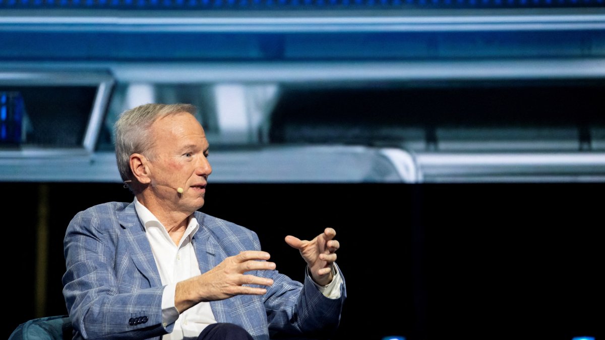 Executive Chair and CEO at Relativity Space Eric Schmidt, former Google CEO, speaks during the America Business Forum at Kaseya Center, Miami, U.S., Nov. 6, 2025. (Reuters Photo)